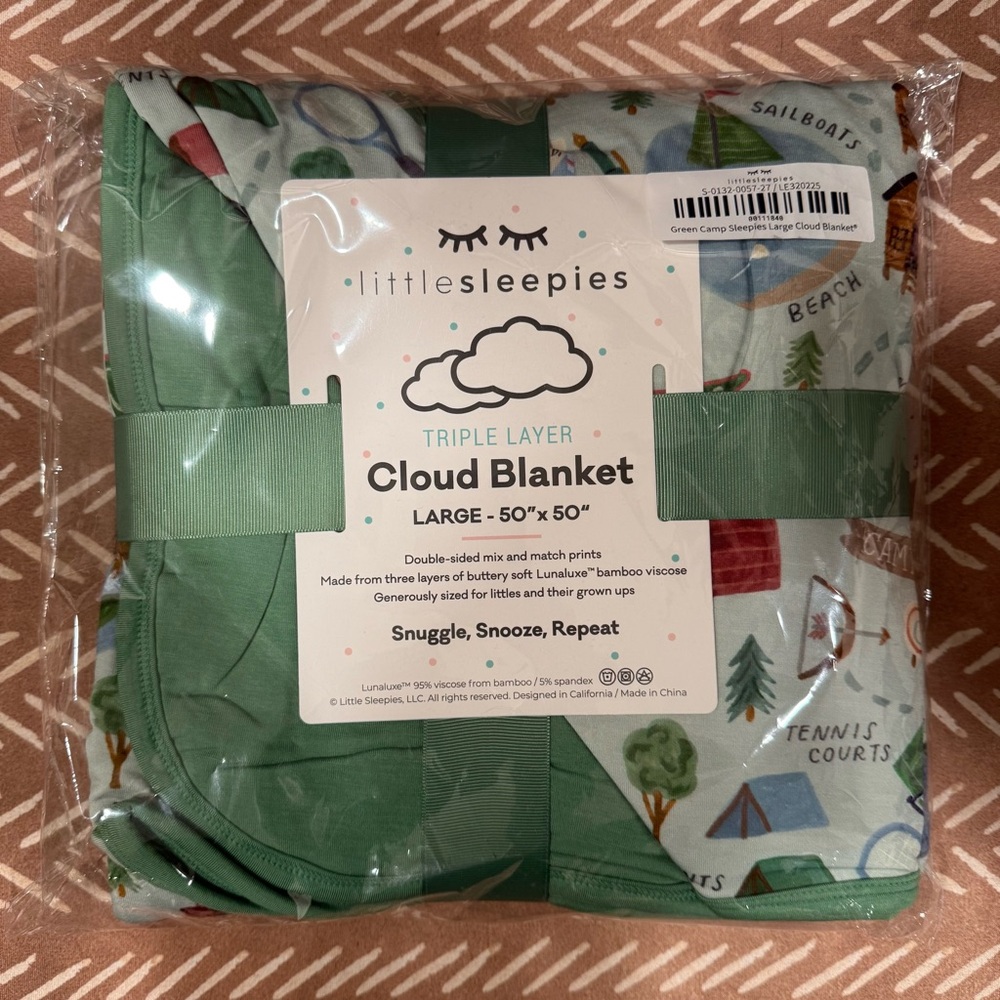 littlesleepies Cloud Blanket - Camp Sleepies